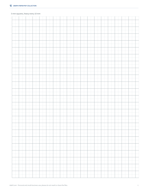 Preview of Metric Graph Paper Printable